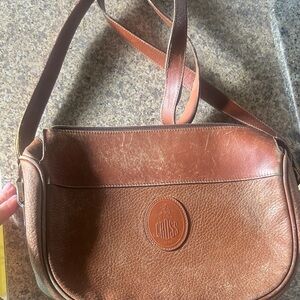Cross Brown Leather Shoulder Bag